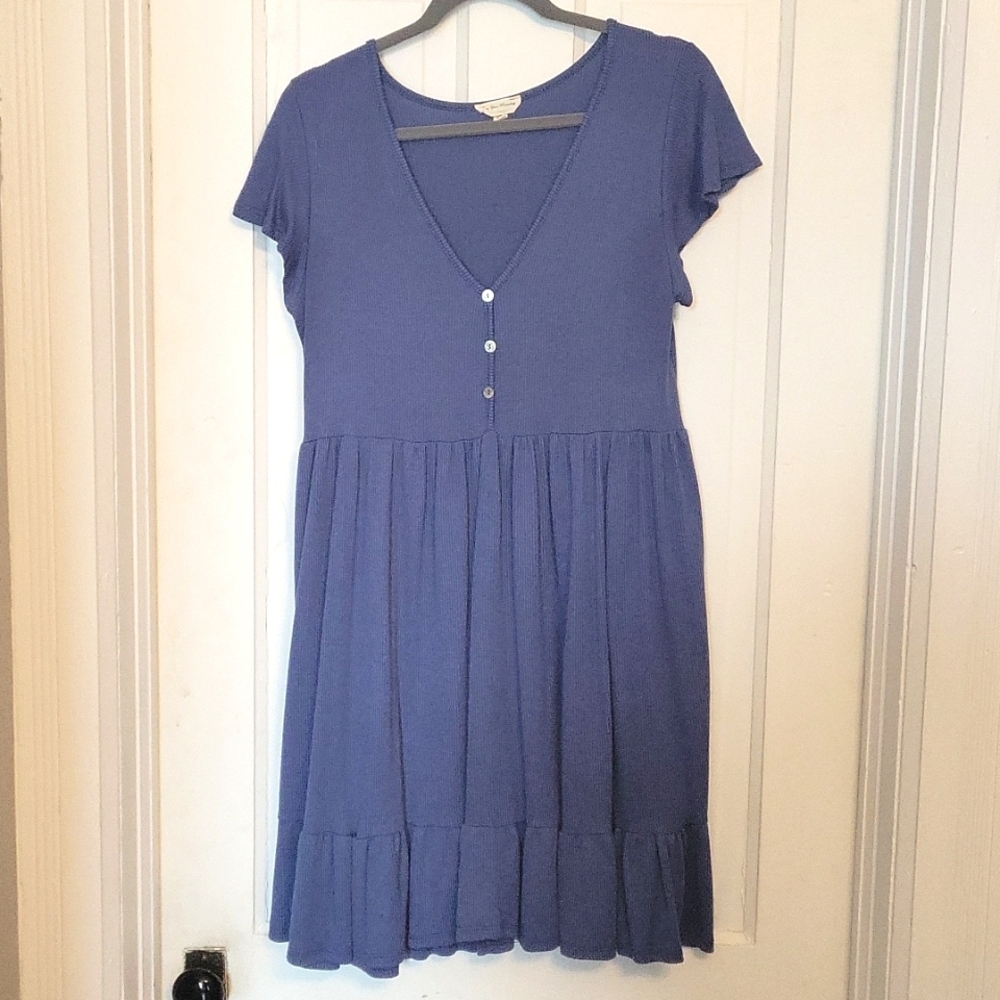 XL Light Blue Babydoll Dress